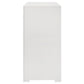Ives 6-drawer Dresser Cabinet White High Gloss