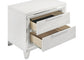 Marmore 2-drawer Nightstand Bedside Table White