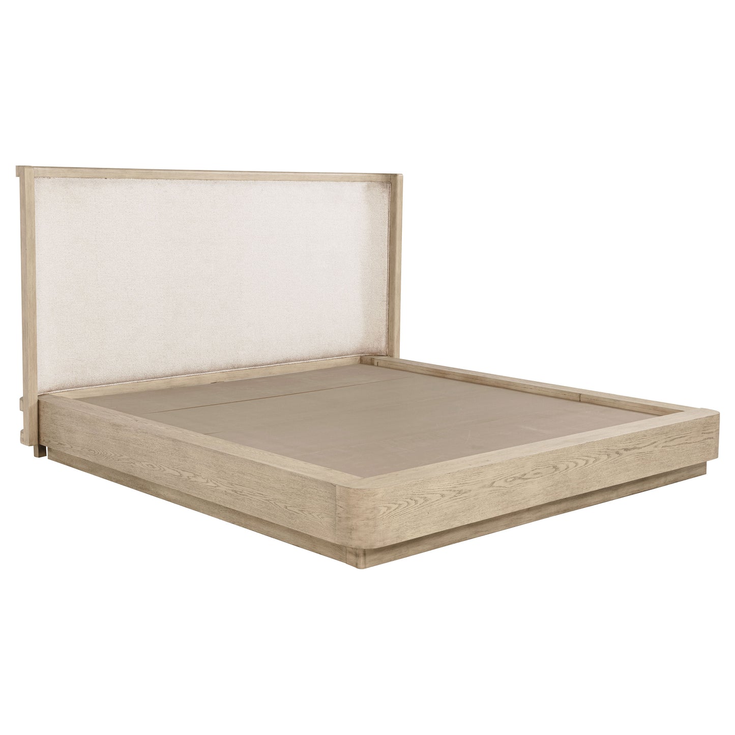 Kailani 52-inch Eastern King Wingback Bed Beige Oak