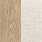 Kailani 52-inch Eastern King Wingback Bed Beige Oak