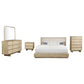 Kailani 5-piece Eastern King Bedroom Set Beige Oak