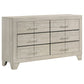 Trenton 4-piece Eastern King Bedroom Set Rustic Cream