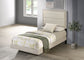 Trenton 54-inch Wood Twin Panel Bed Rustic Cream