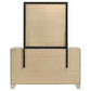 Trenton 6-drawer Bedroom Dresser With Mirror Rustic Cream