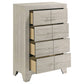 Trenton 4-drawer Bedroom Chest of Drawers Rustic Cream