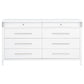 Gracemont 8-drawer Bedroom Dresser Cabinet White