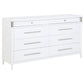 Gracemont 8-drawer Bedroom Dresser Cabinet White