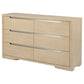 Ladera 6-drawer Bedroom Dresser Light Elm
