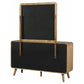 Robyn 6-drawer Bedroom Dresser and Mirror Light Ash