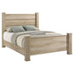 Oakglen 55-inch Queen Panel Bed Weathered Oak