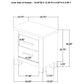 Oakglen 4-piece Queen Bedroom Set Weathered Oak