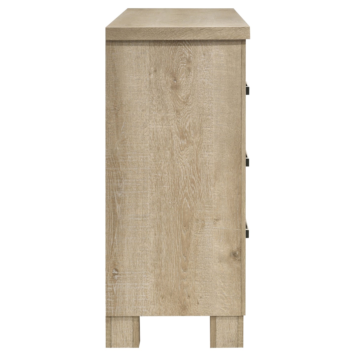 Oakglen 6-drawer Bedroom Dresser Weathered Oak