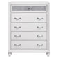 Barzini 5-piece California King Bedroom Set White