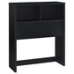 Westpark 3-piece Twin Bedroom Set Bookcase Headboard Black