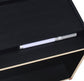 Westpark 2-drawer Nightstand LED Lights and USB Black