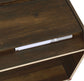 Westpark 2-drawer Nightstand LED Lights and USB Dark Pine