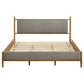 Mason 46-inch Eastern King Panel Platform Bed Light Brown
