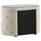 Sonya 4-piece Upholstered Eastern King Bedroom Set Ivory