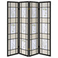 Catabella 4-Panel Room Divider Folding Shoji Screen Floral