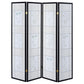 Catabella 4-Panel Room Divider Folding Shoji Screen Floral