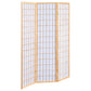 Carrie 3-Panel Room Divider Folding Shoji Screen Natural