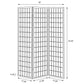 Carrie 3-Panel Room Divider Folding Shoji Screen Natural