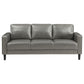 Ruth 3-piece Upholstered Track Arm Sofa Set Grey