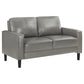 Ruth 3-piece Upholstered Track Arm Sofa Set Grey