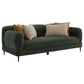 Jade 2-piece Chenille Upholstered Sofa Set Green