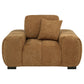 Octavia Tufted Upholstered Accent Chair Amber
