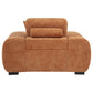Octavia Tufted Upholstered Accent Chair Orange