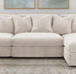 Blaine Upholstered Armless Chair Sand