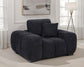 Octavia Tufted Upholstered Accent Chair Black