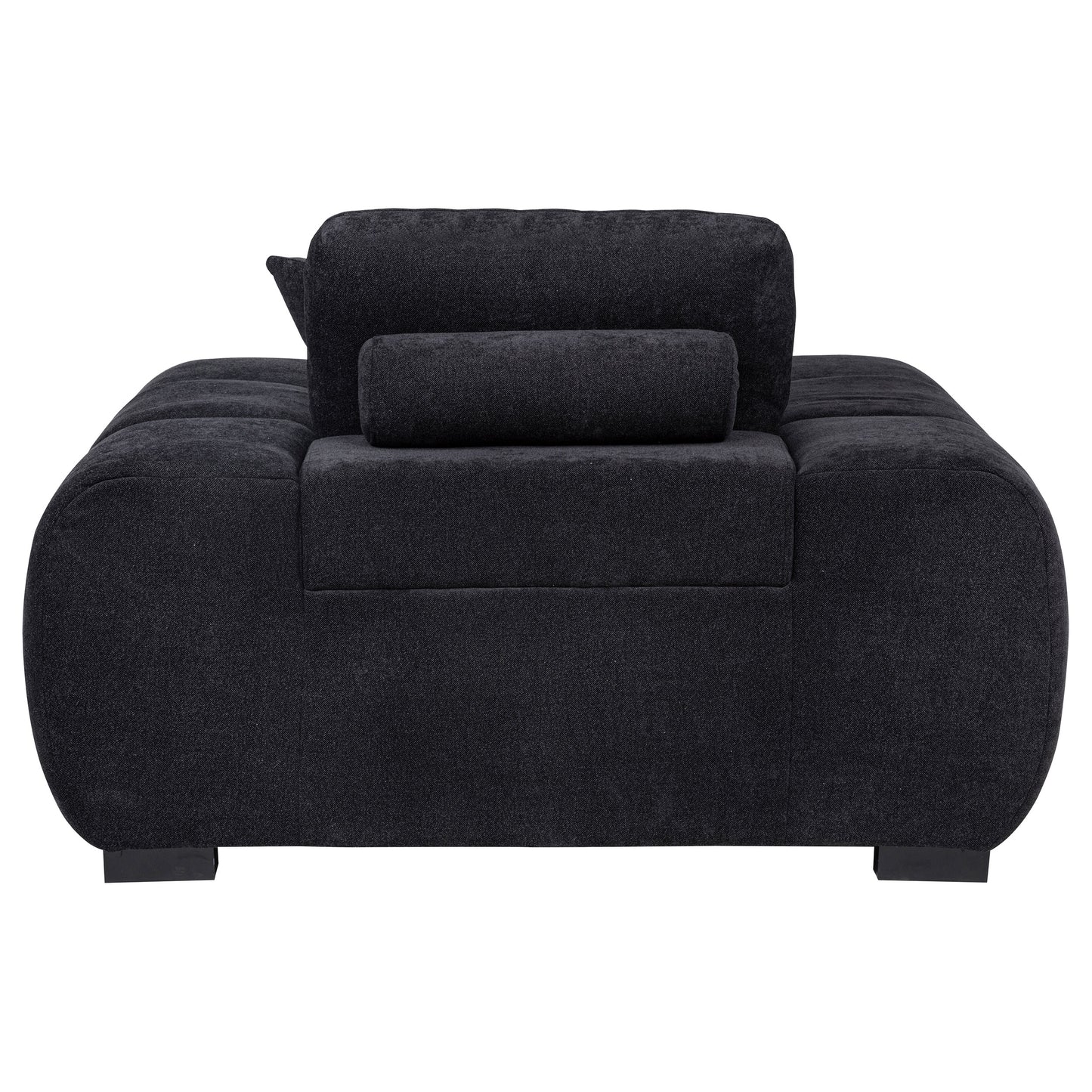Octavia Tufted Upholstered Accent Chair Black