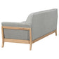 Vaughn Fabric Upholstered Flared Arm Sofa Grey
