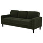 Ruth 77-inch Fabric Upholstered Track Arm Sofa Matcha Green