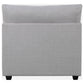 Cambria Upholstered Armless Chair Grey