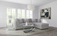 Cambria 4-piece Upholstered Modular Sectional Sofa Grey