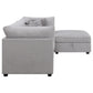 Cambria 4-piece Upholstered Modular Sectional Sofa Grey
