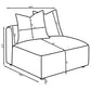 Jennifer Upholstered Armless Chair Grey