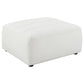 Sunny 6-piece Upholstered Modular Sectional Sofa Ivory Sherpa