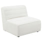 Sunny 6-piece Upholstered Modular Sectional Sofa Ivory Sherpa