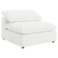 Raleigh Boucle Upholstered Armless Chair Ivory