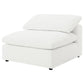 Raleigh Boucle Upholstered Armless Chair Ivory