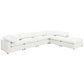 Raleigh Boucle Upholstered Armless Chair Ivory