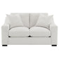 Ashlyn Fabric Upholstered Track Arm Loveseat Sand