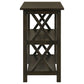 Rachelle 2-shelf Wood Entryway Console Table Deep Merlot