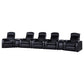 Cyrus 7-piece Upholstered Home Theater Seating