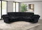 Atkinson Upholstered Reclining Sectional Sofa Black