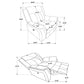 Lawrence 3-piece Upholstered Reclining Sofa Set Charcoal